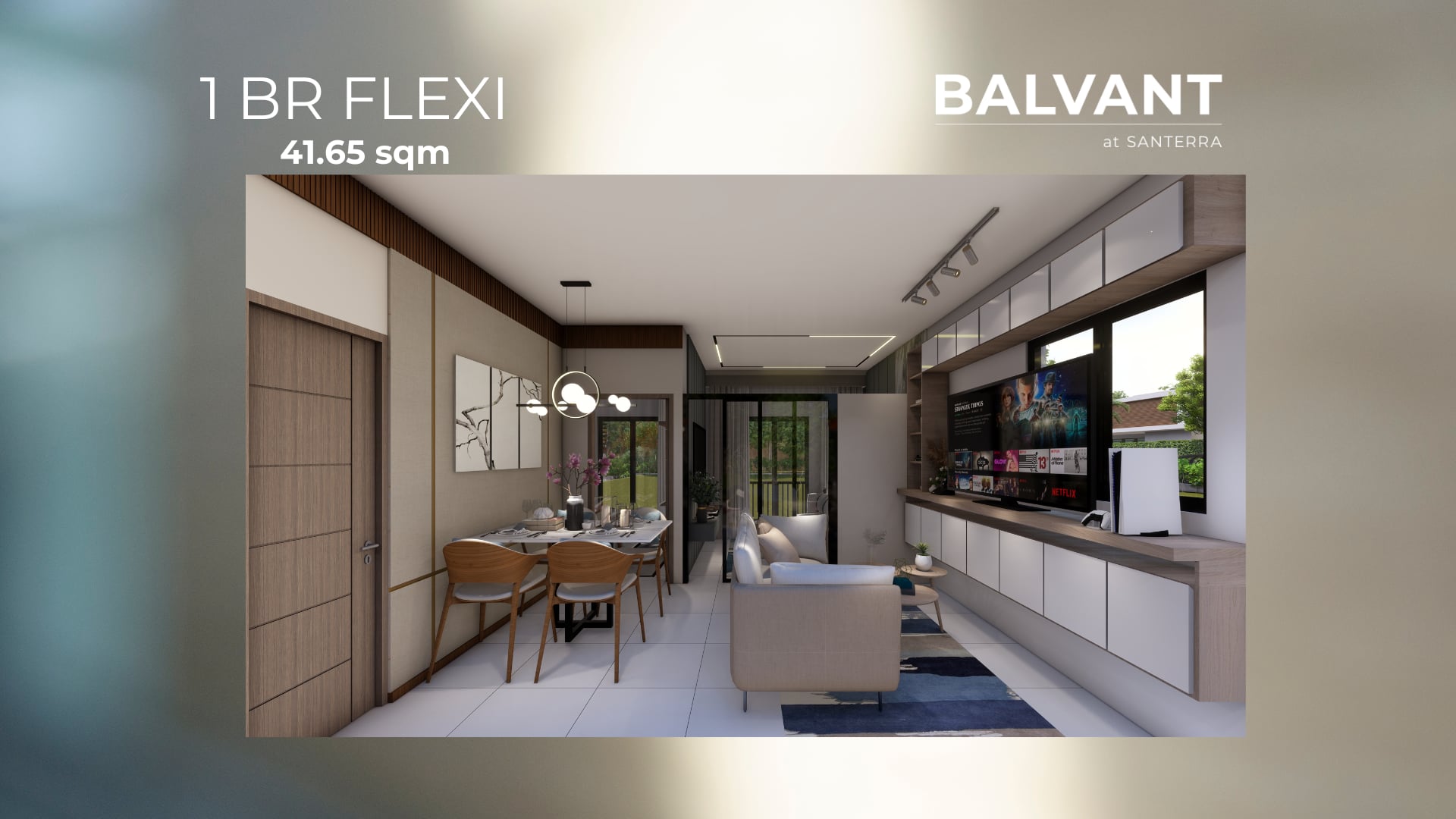 Balvant 1BR Flexi - Santerra Residences