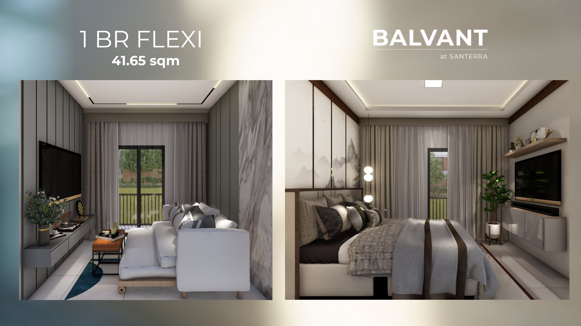 Balvant 1BR Flexi - Santerra Residences